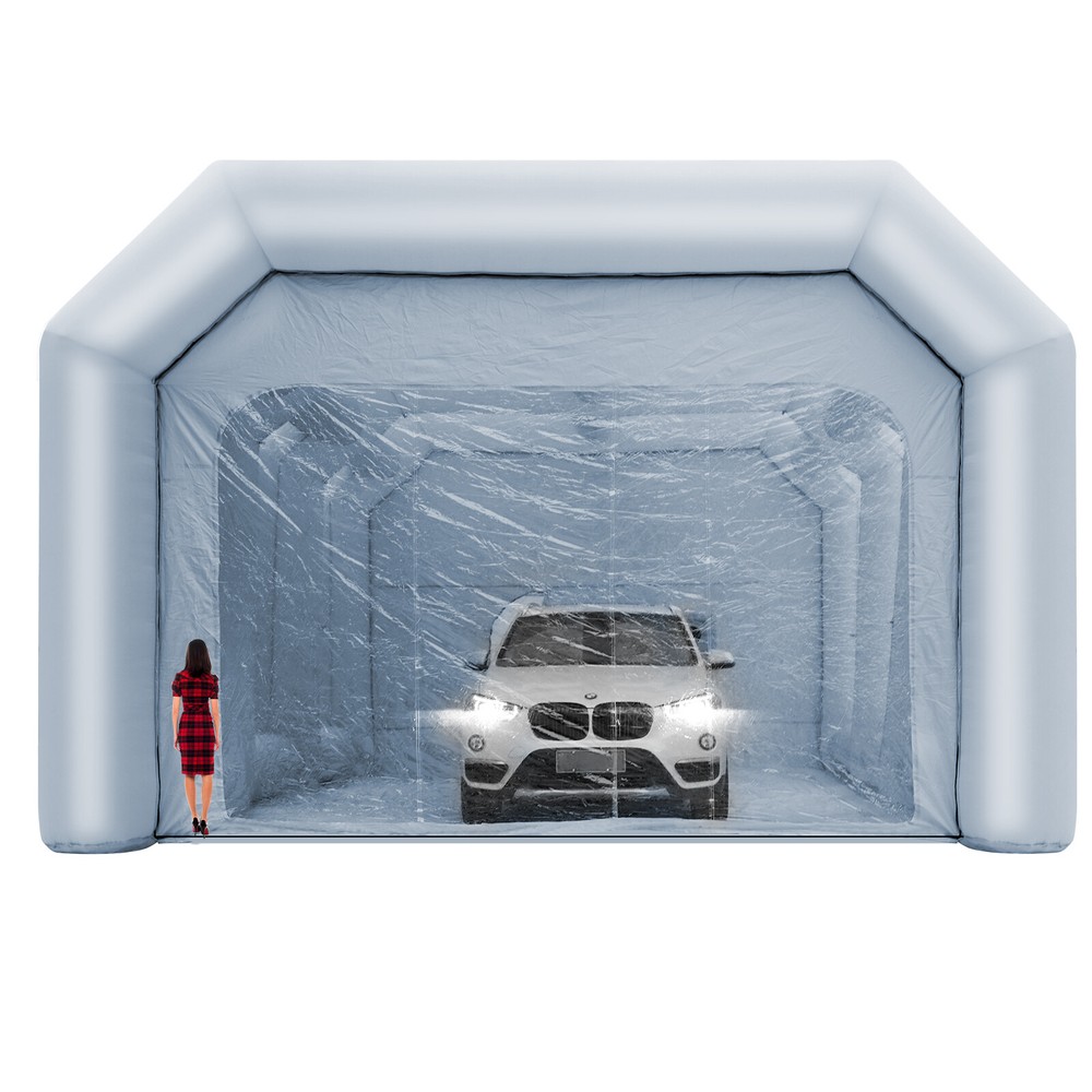 𝟑𝟗𝐱𝟏𝟔𝐱𝟏𝟑𝐅𝐭 Inflatable Paint Booth Portable Car Spray Booth