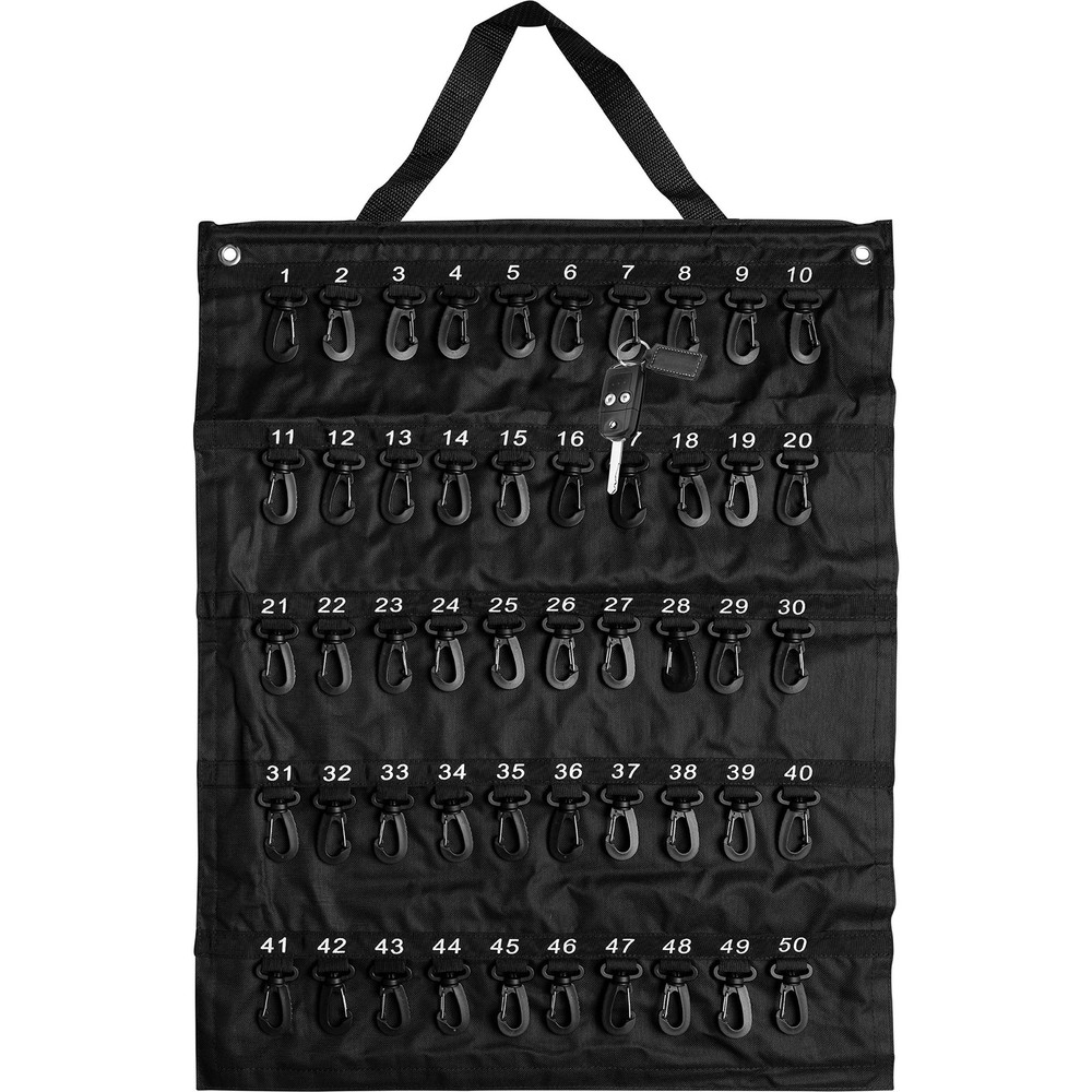 EZ line Rollable Key Case, Roll Up Organizer, one size, black