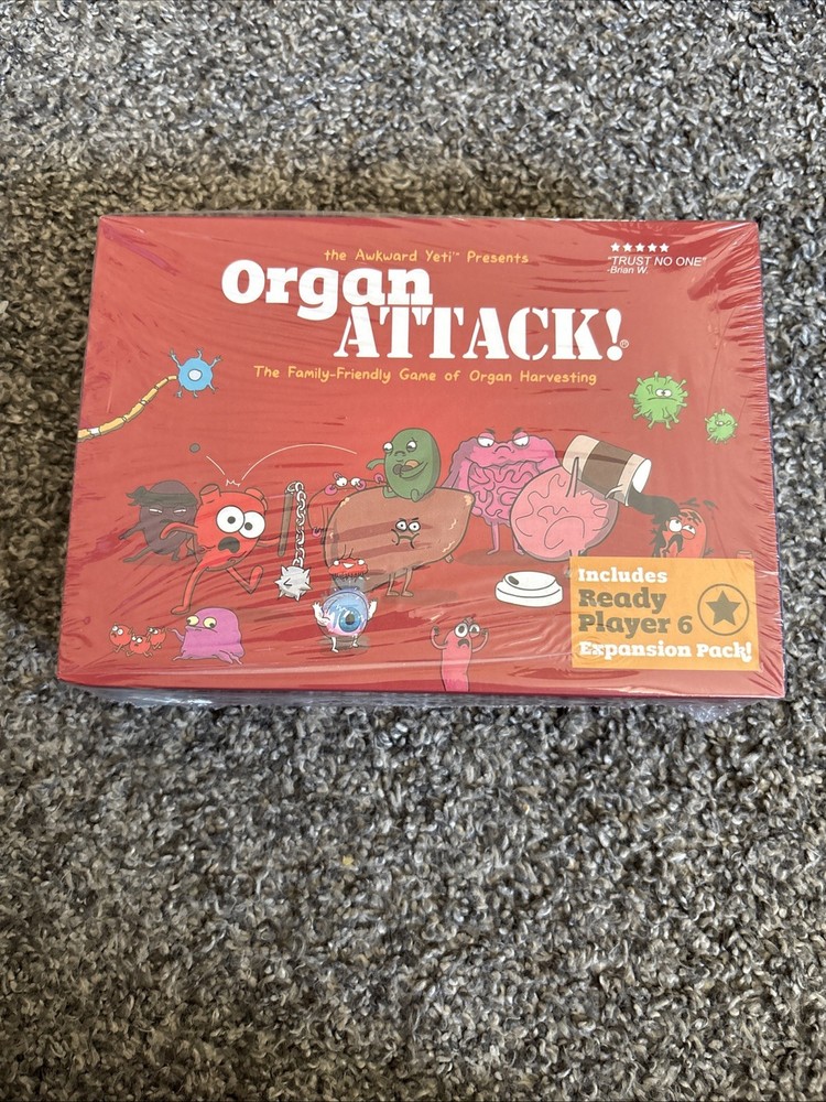 Yeti Organ Attack Card Game