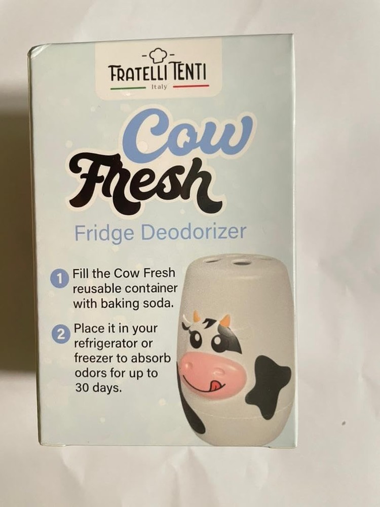 Cow Fridge Baking Soda Deodorizer – Fun Baking Soda Container | Baking Soda