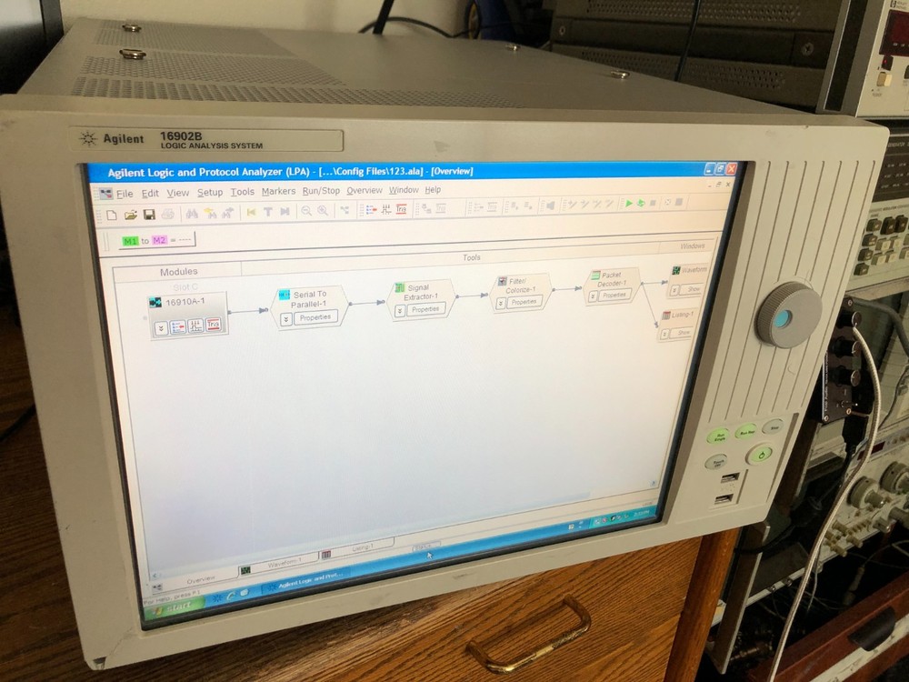 Agilent 16902B Modular Logic Analysis System Mainframe w/o Modules