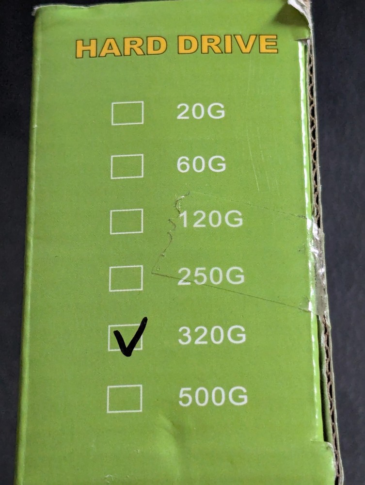 XBox 360 320GB EXTERNAL HARD DRIVE NEW Tested!