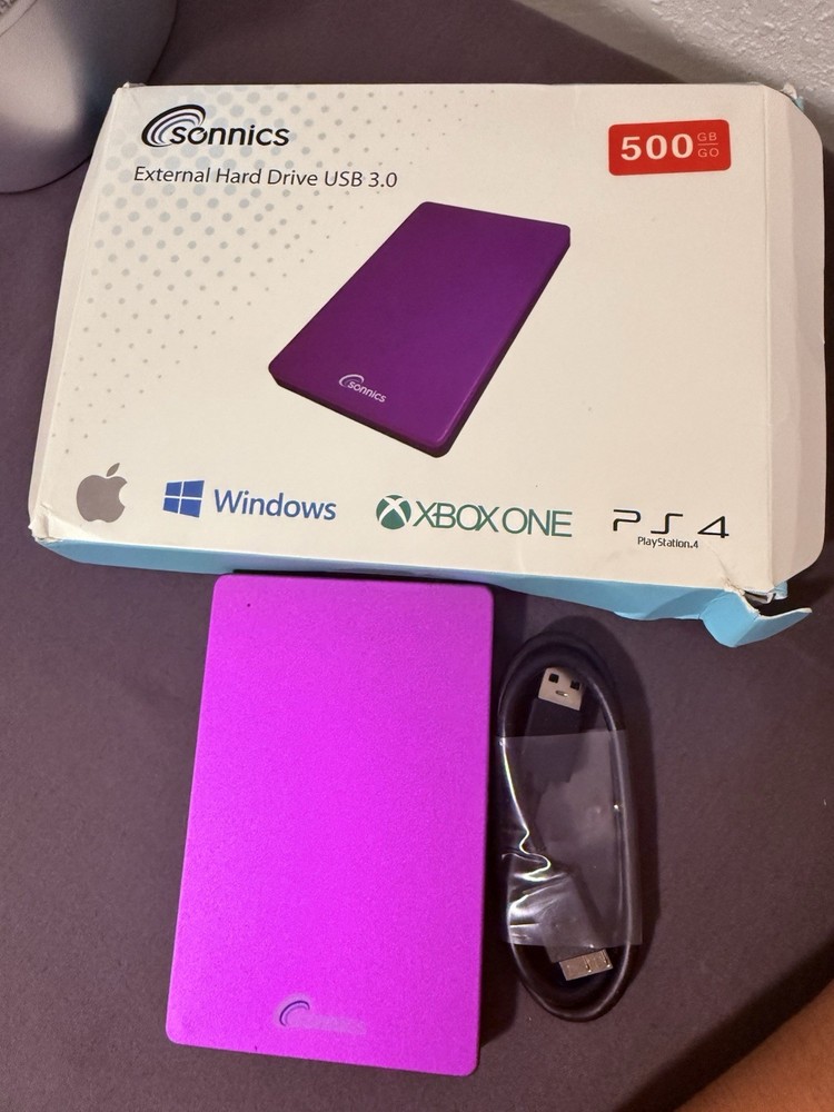 External Hard Drive USB 3.0, 500 GB