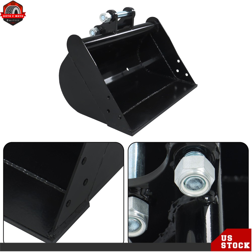 500mm Plain Flat Bucket Grading Attachment for Mini Excavators With pin shaft