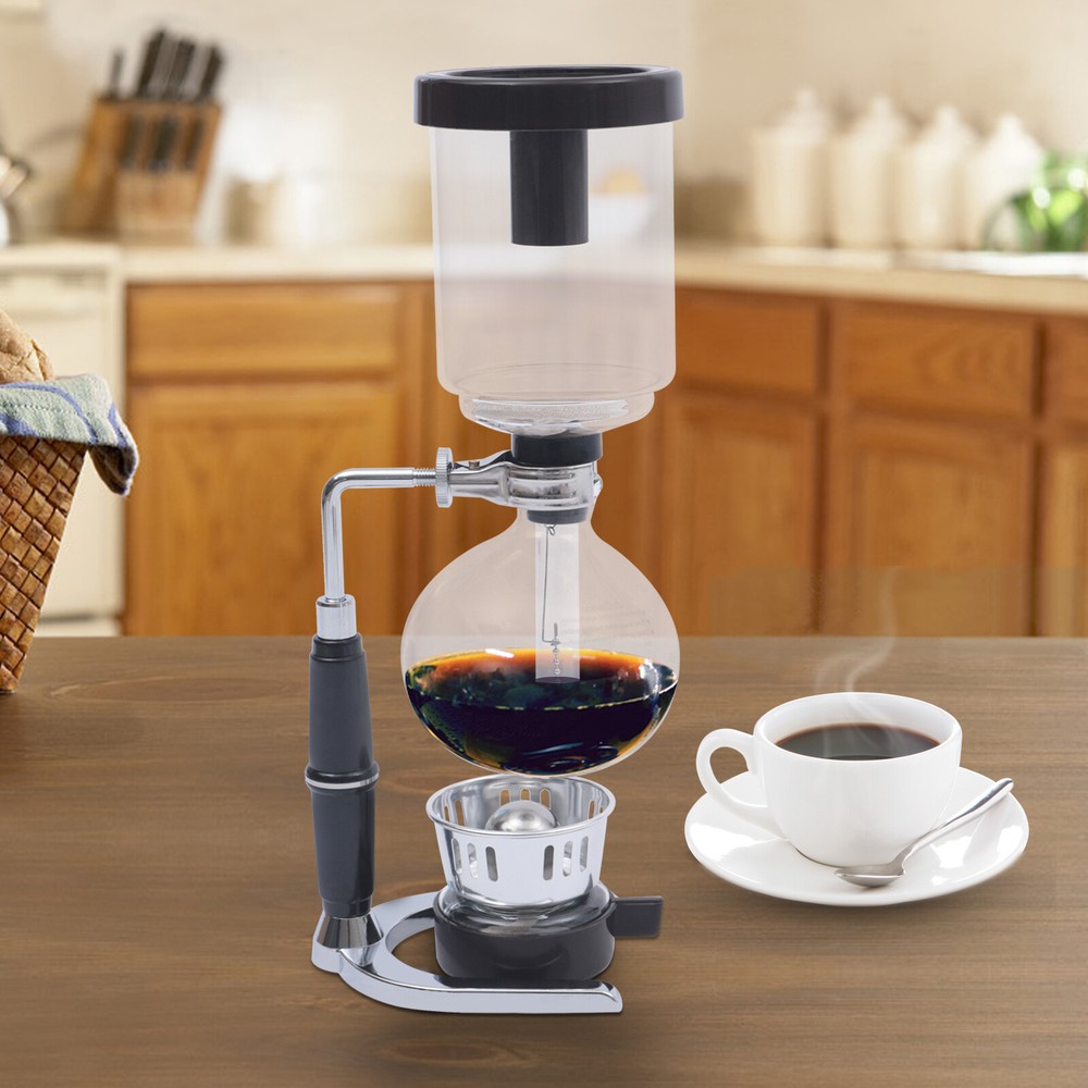 3-4 Cups Vintage Siphon Coffee Maker - Full-Bodied Flavor Experience
