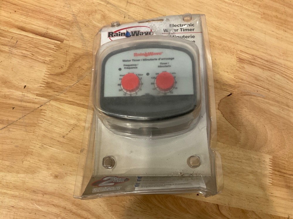 Rain Wave Electronic Water Timer Two Dial Frequency Time RW-93101