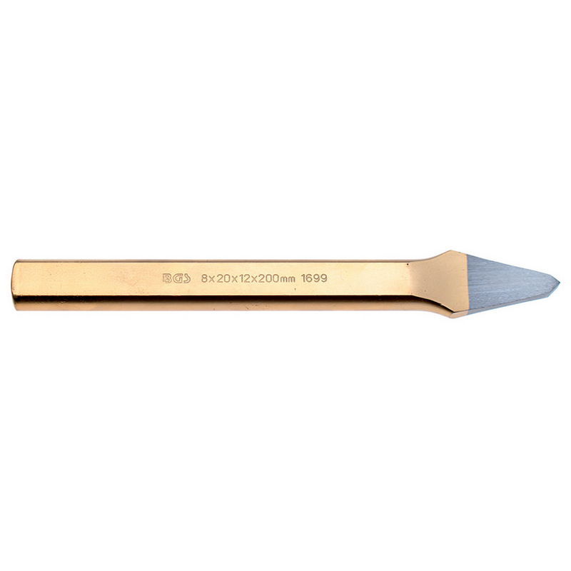 Pointed Chisel 6 X 200Mm - Code Bgs1699 FBGS1699 Bgs Workshop