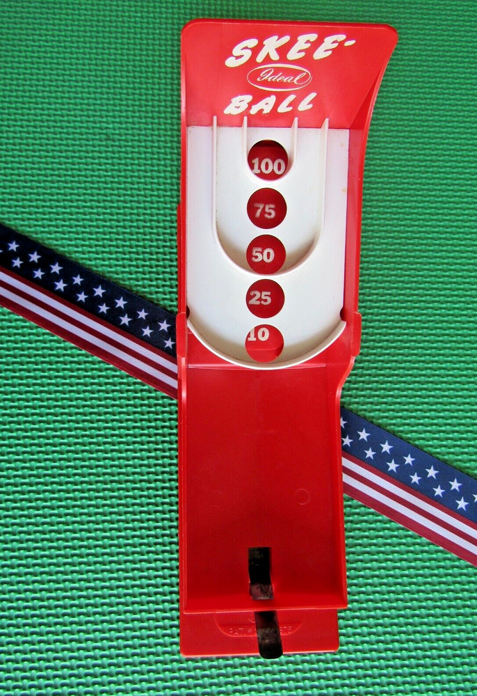 skee ball arcade game vintage plastic