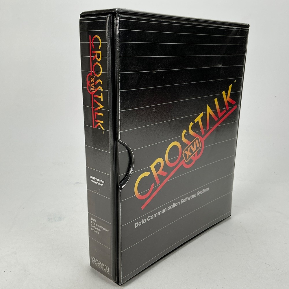 Microstuf CrossTalk XVI Data Communication Software System No Disks for IBM PCs
