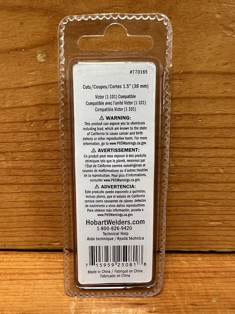 Hobart Victor Acetylene Cutting Tip #3 Model# 770165