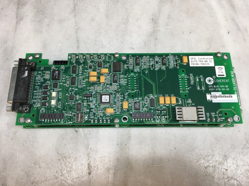 Coherent OPSL Controller OPS Blue-CPU BD with Coherent OPS Power Supply Board