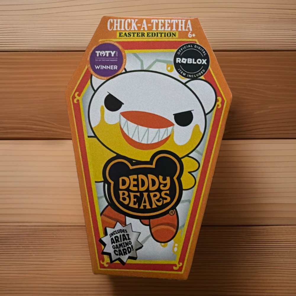 Deddy Bears Spring 5” Easter Coffin Chick-a-Teetha Includes AR/AI Gaming Card