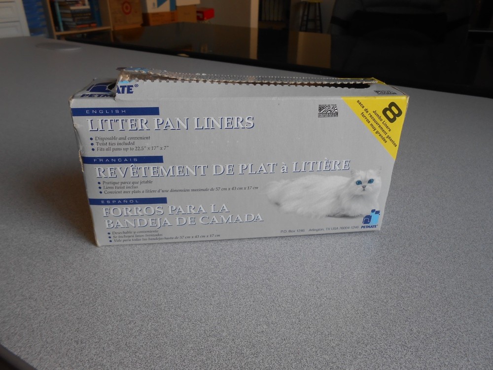 ~~PETMATE PAN LINERS JUMBO SIZE 8 Pack~~