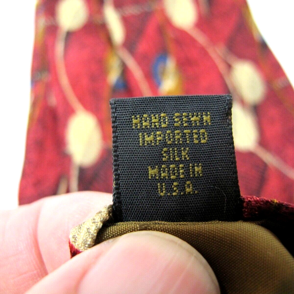 Robert Talbott Stidio Men's Silk Multicolor Necktie Designer Geometric