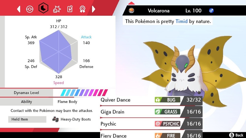 Pokemon Sword and Shield 6iv Shiny Volcarona - FAST DELIVERY!