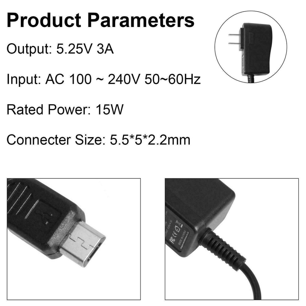 For Surface 3 Charger AC Power Adapter Charger Cord Surface 3 Tablet Replacement