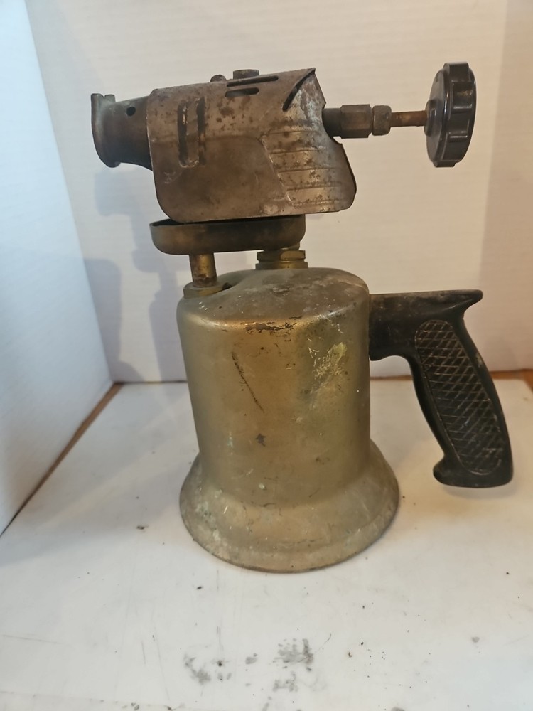Vintage Brass Blow Torch Untested
