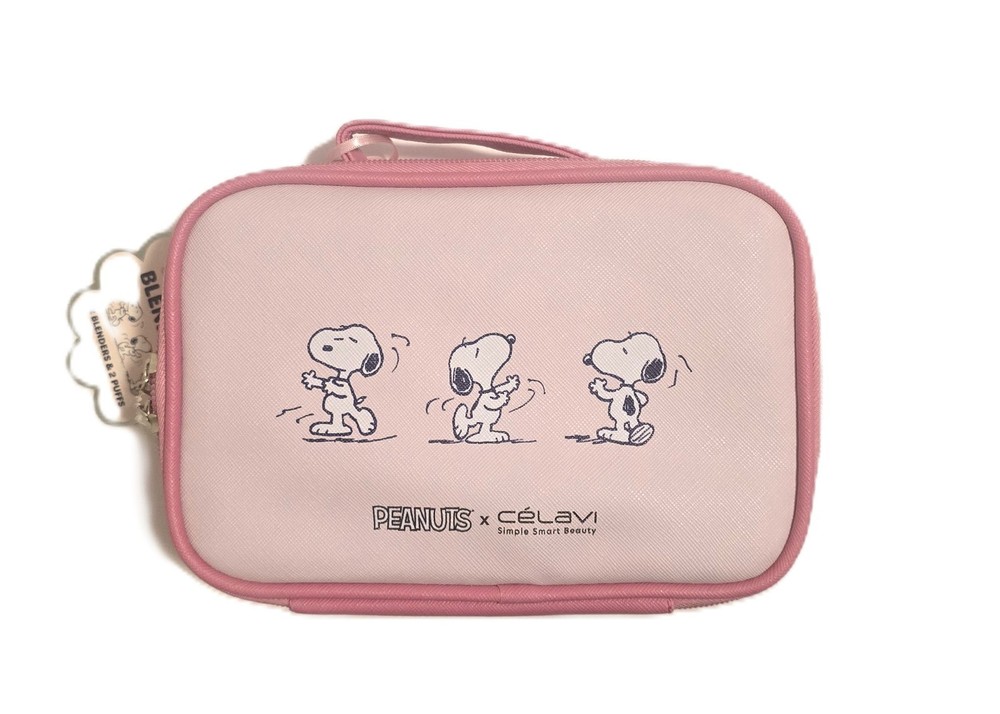 Celavi X Peanuts Snoopy Blender Set With Cosmetic Bag