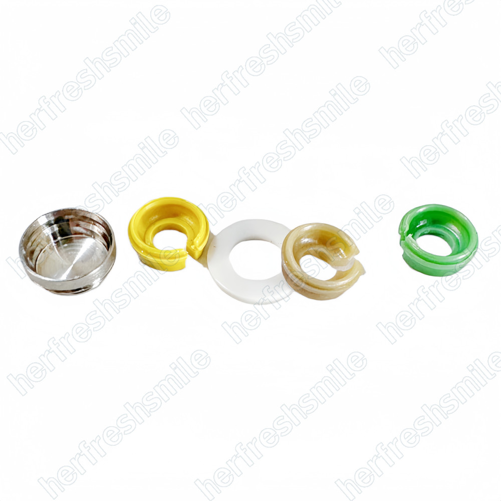 Dental PEEK Cap Abutment Titanium Housing Cap Retention Insert Caps Novaloc Type