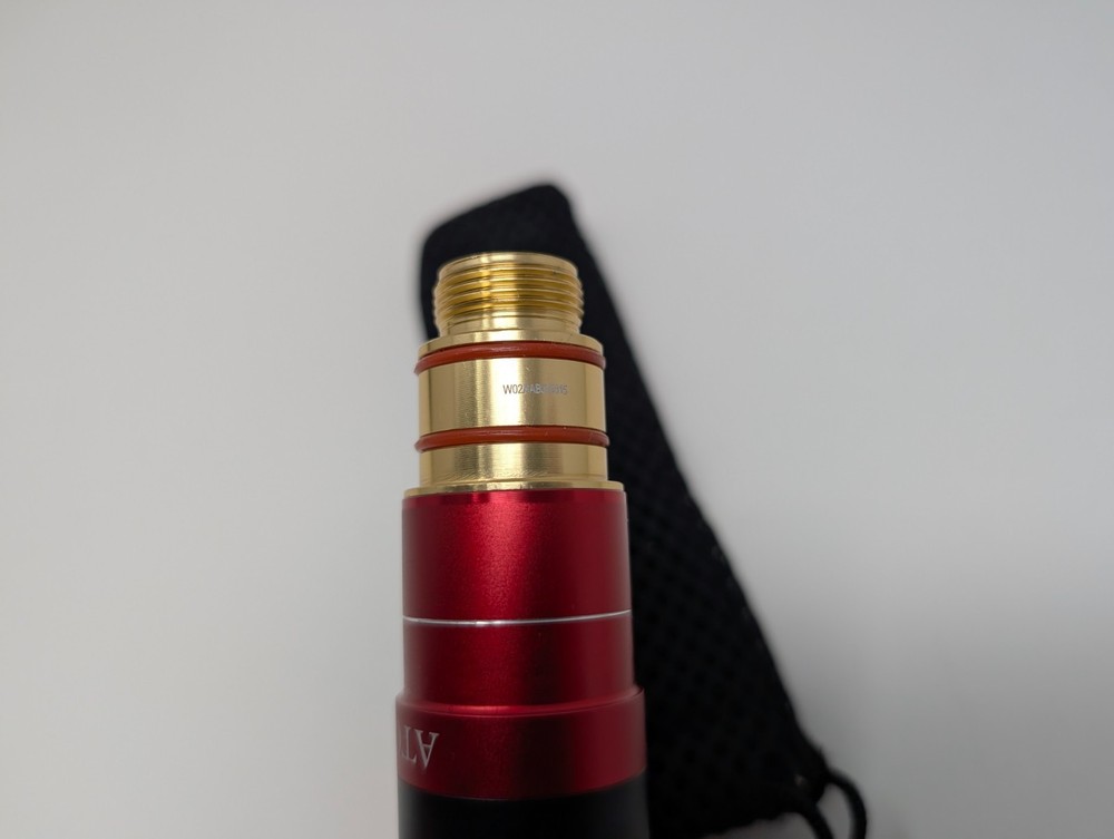 ATOM Wireless Tattoo Pen Machine Black Red w/ Pouch (M3)