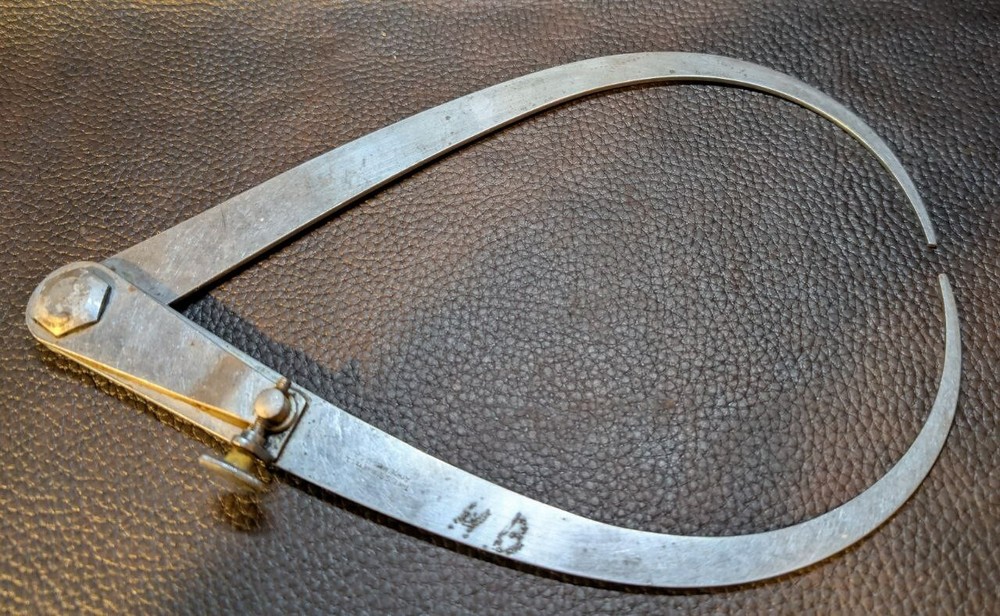 Vintage Starrett Hermaphadite Caliper 13"