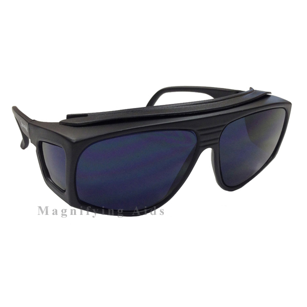 NoIR Spectra Shield Sunglasses - 4% Dark Gray, Filter #23 Style 39 - Size: Large