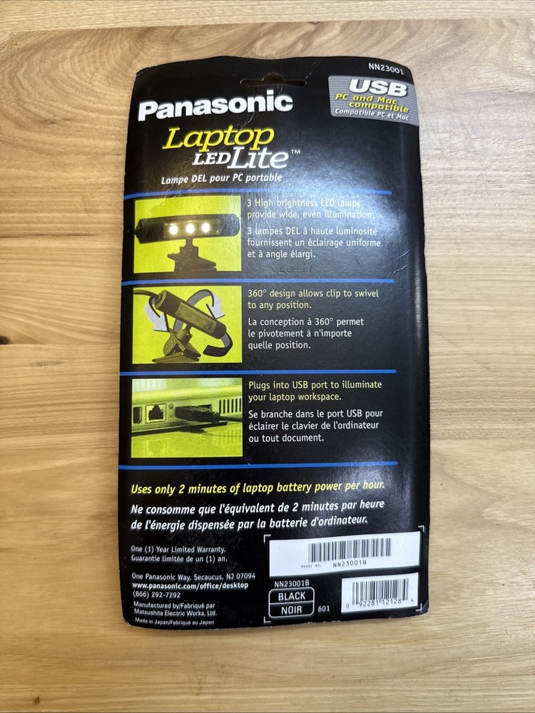 Panasonic NN23001 Usb Laptop Lite - PC OR MAC