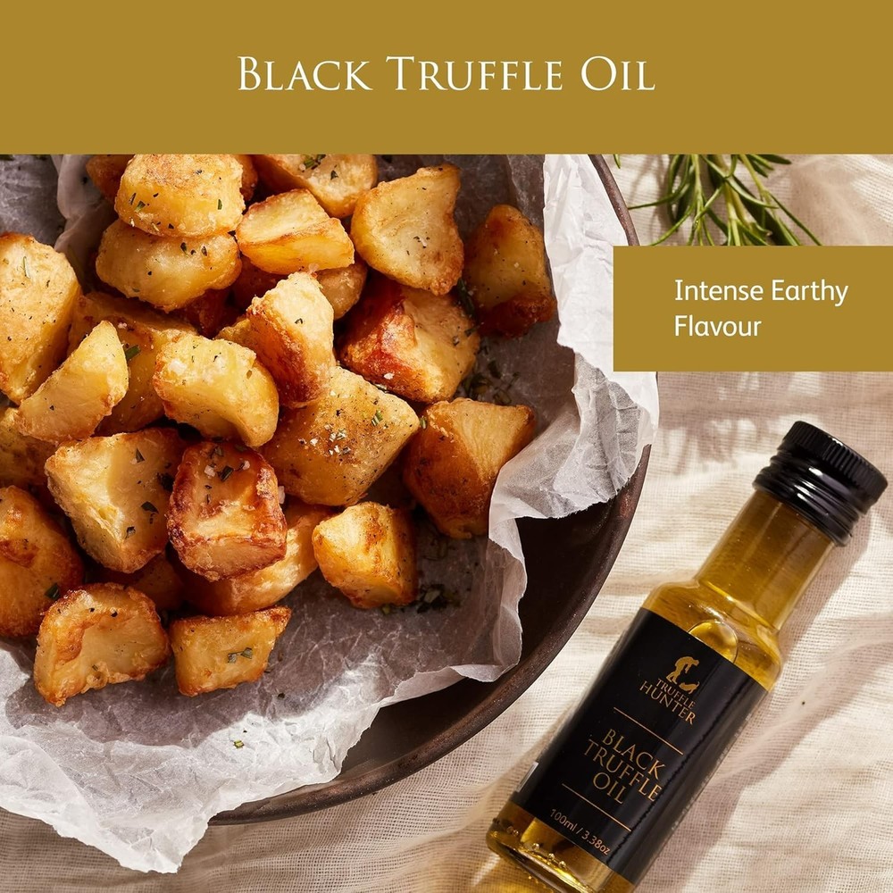 TruffleHunter Preserved Truffle Selection Gift Set - Black & White Truffle Oil