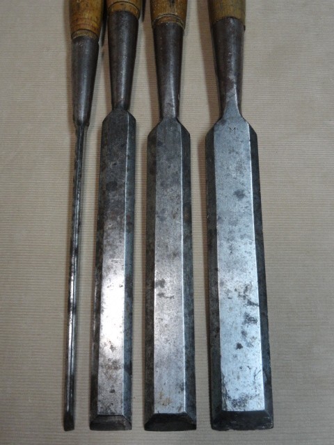 4 RELIANCE Timber Frame Framing Millwright Long Chisel s 1/4*1*1 1/4*1 1/2 'R4'