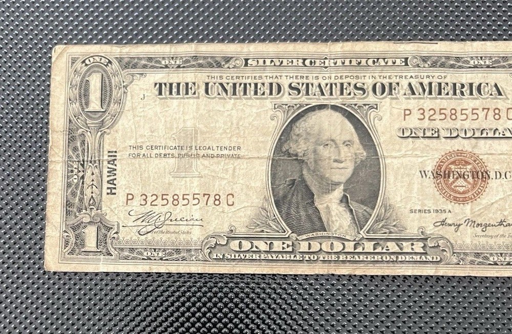 1935A Hawaii Silver Certificate $1