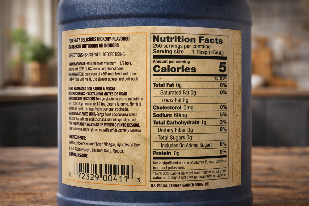 Figaro - Hickory Liquid Smoke and Marinade (1 Gallon)