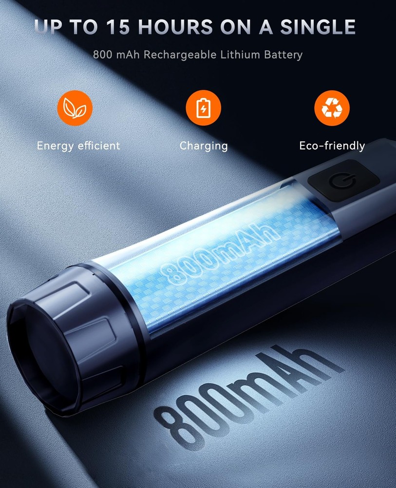 Rechargeable Metal Detector Pinpointer with LCD Screen and Adjustable