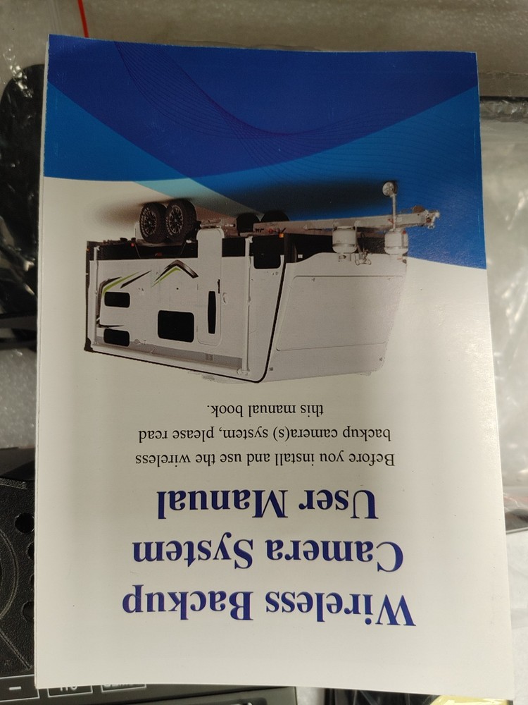 WIRELESS BACKUP CAMERA SYSTEM USER MANUAL( Open BOX )