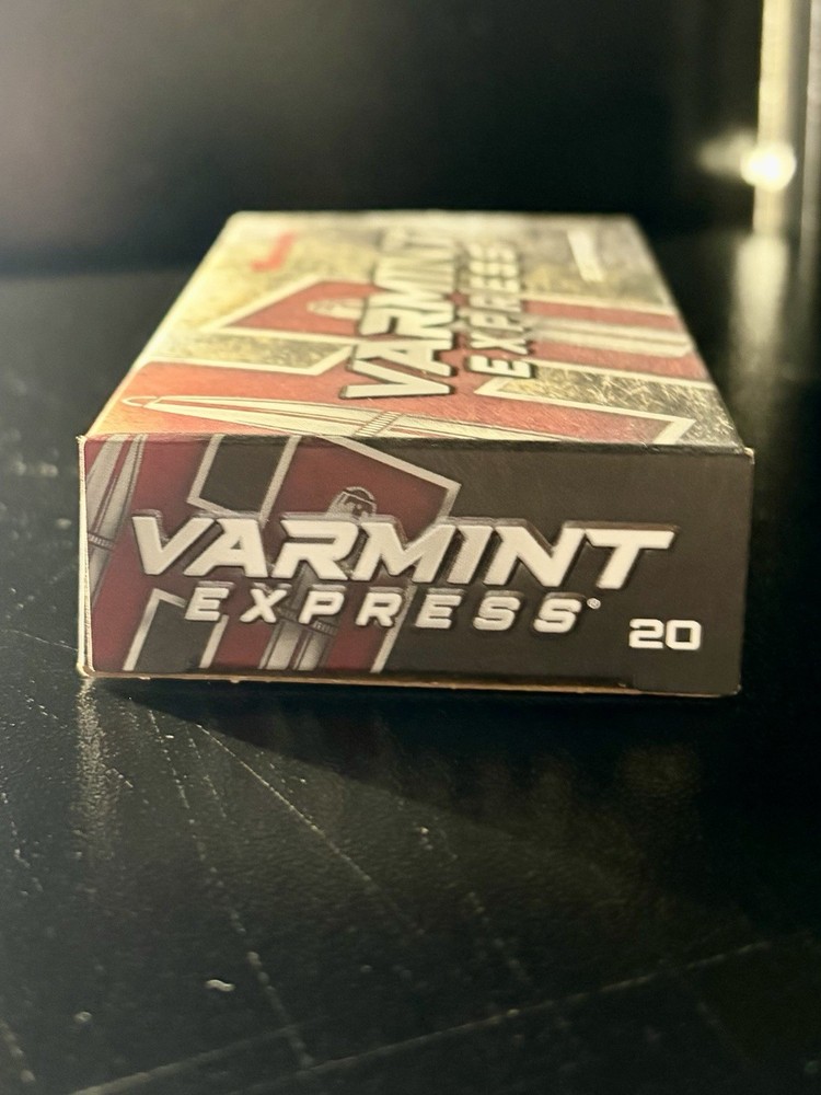 Various empty cardboard ammo boxes.