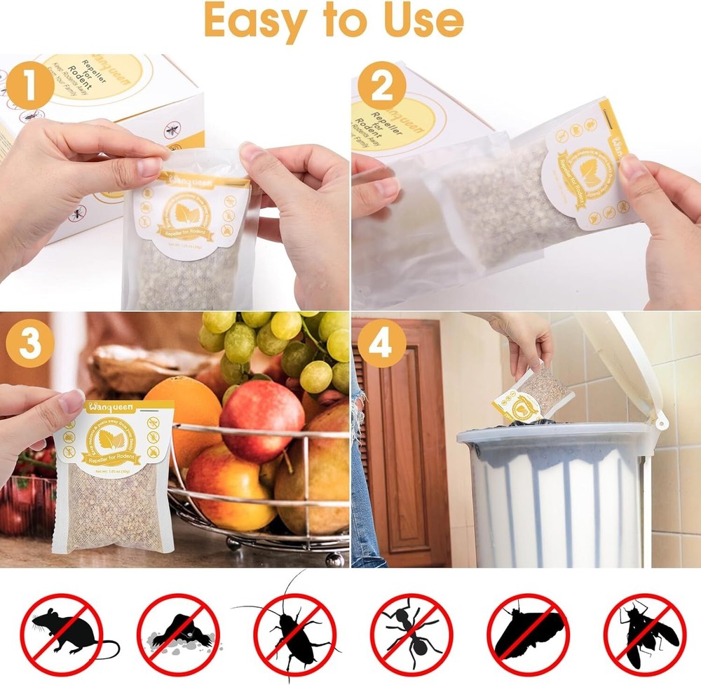 10 Pack Vamoose Natural Rodent