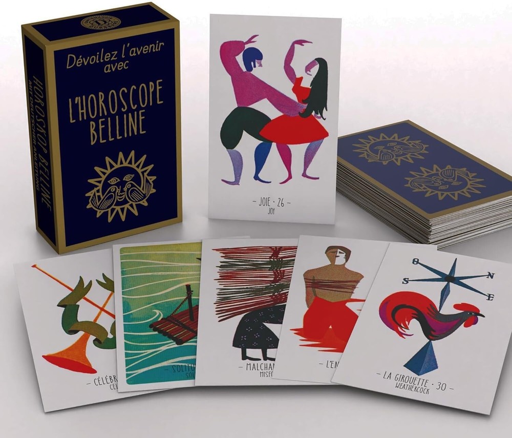 Belline Horoscope Game 54-Card Deck With Guidebook (Oracle, Divination)