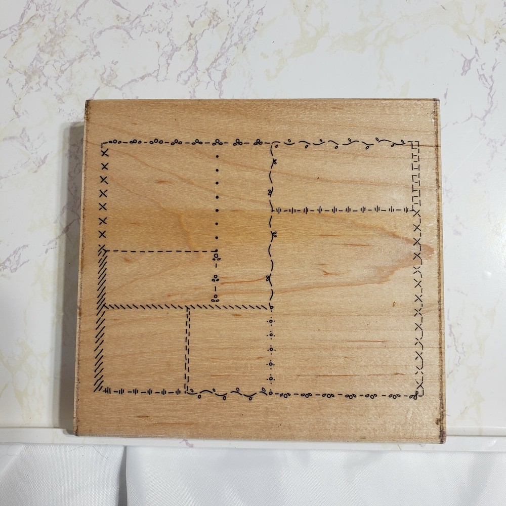 Scrapbook Sampler Wood block stamp V 135 JRL Design