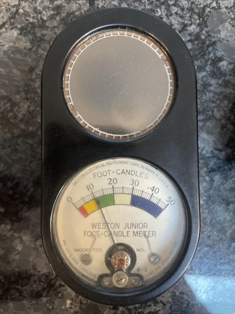 WESTON JUNIOR FOOT CANDLE METER MODEL 703