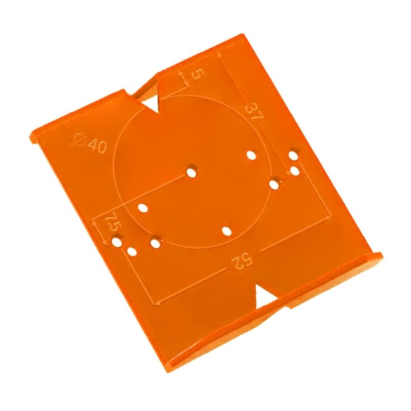 Plastic Hinge Jig For Furniture Making 35mm Door Panel Hole Positioning Tool