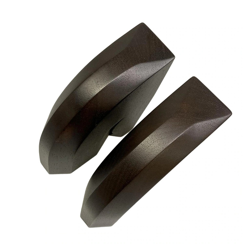 HERMES Bookend Set Arsan - rouge ash Wood Accessory