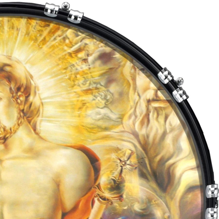Custom 22" Kick Bass Drum Head Graphical Image Front Skin Hope
