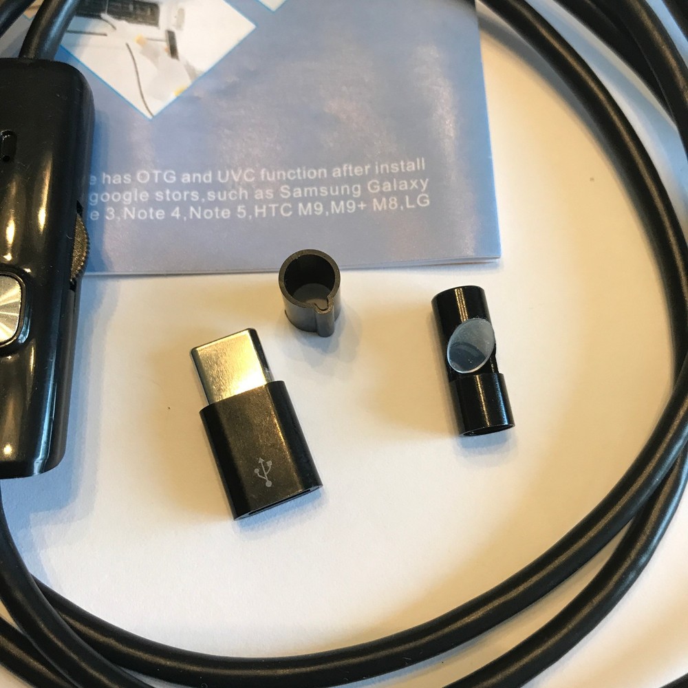 Endoscope 5.5mm Camera LED Waterproof Android Phone Tablet PC 40" Length