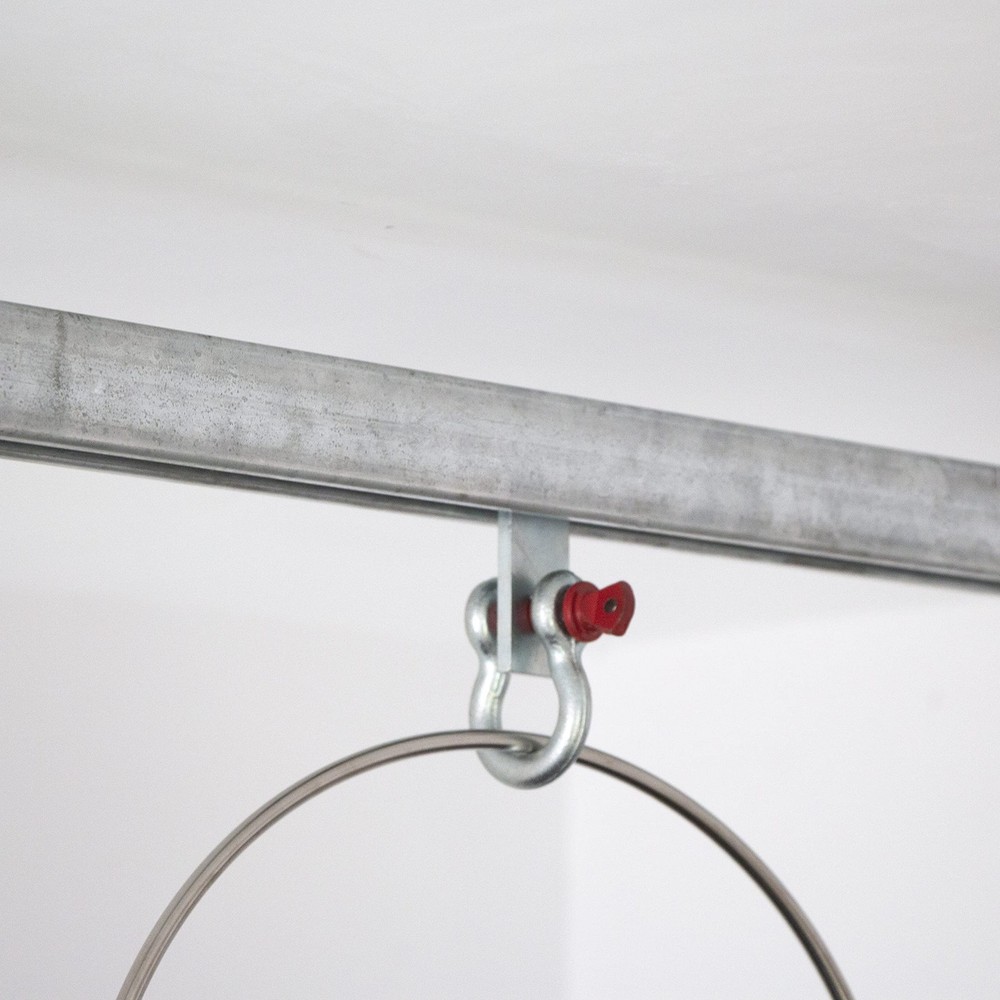 2 Wheel Trolley Assembly Rollers Two Bearing Trolley Assembly for 1-5/8" Wide...