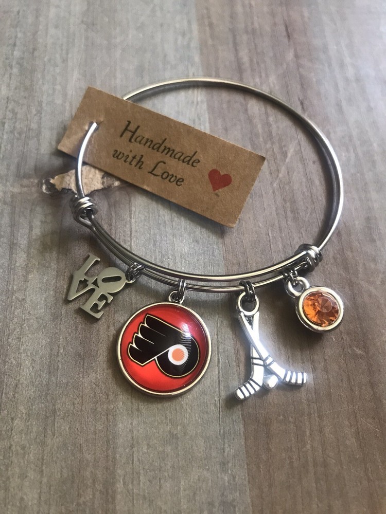 Philadelphia Flyers Bangle Charm Bracelet