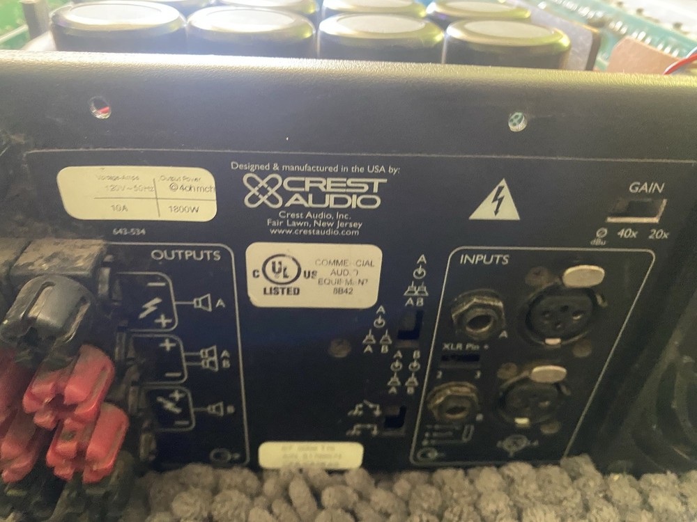 Crest CA18 Professional Power Amplifier