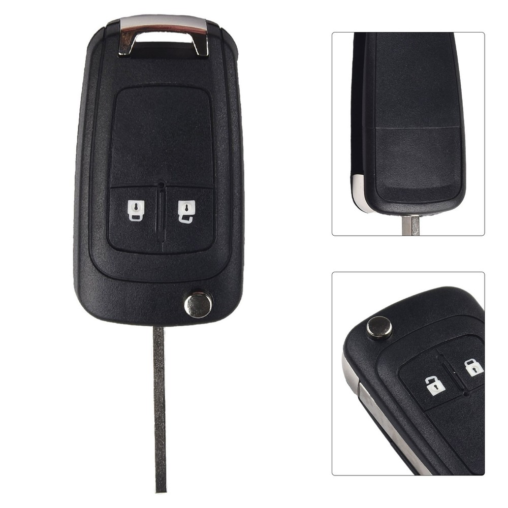 Replacement Folding Key Shell for Opel Astra J Corsa E Includes 2 Buttons