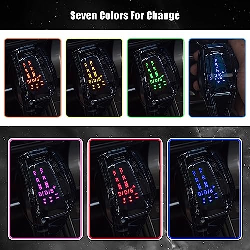 Touch-Activated LED Illuminated Crystal Automatic Transmission Gear Shift