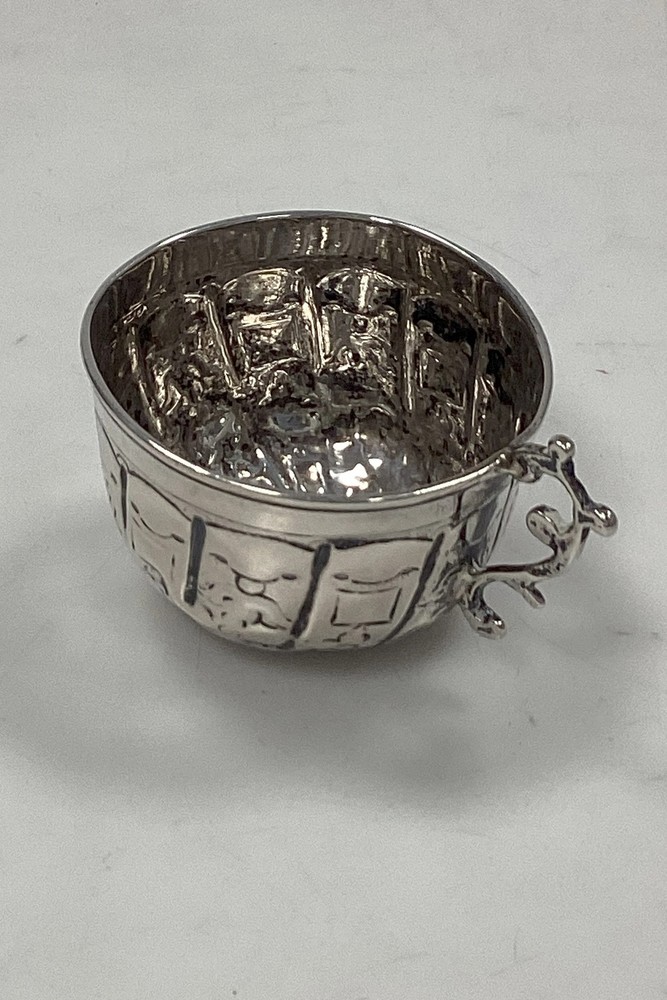 Antique silver cup from the 17-1800s
