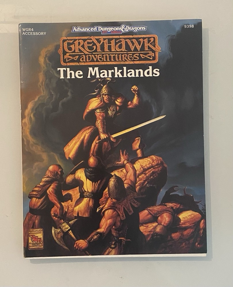 WGR4 The Marklands Dungeons & Dragons AD&D Greyhawk- With Map