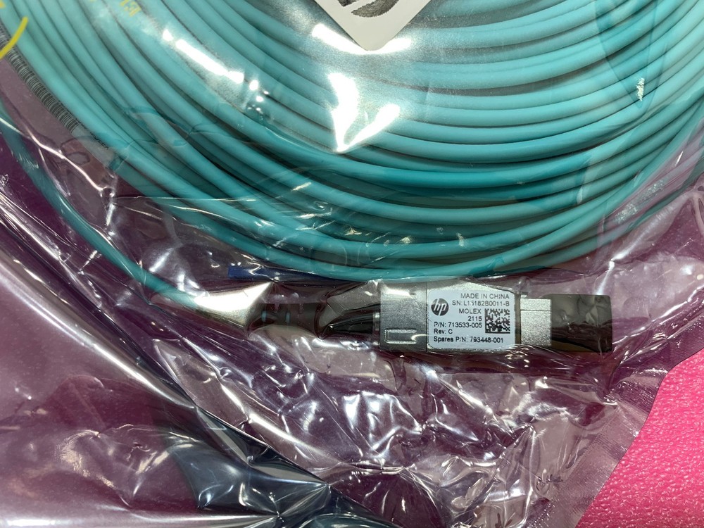 E7V97A- HPE 100m Mini SAS High Density Active Optical Cable 793448-001